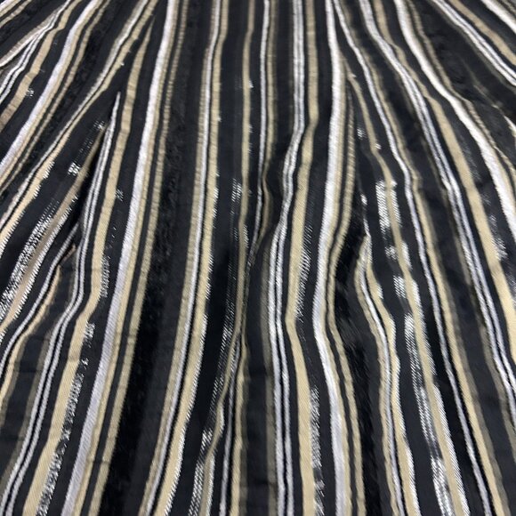 Vintage Skirt Womens 10 Felicia & Co Velvet Stripe Whimsigoth Fairy Goth A Line - Picture 6 of 9